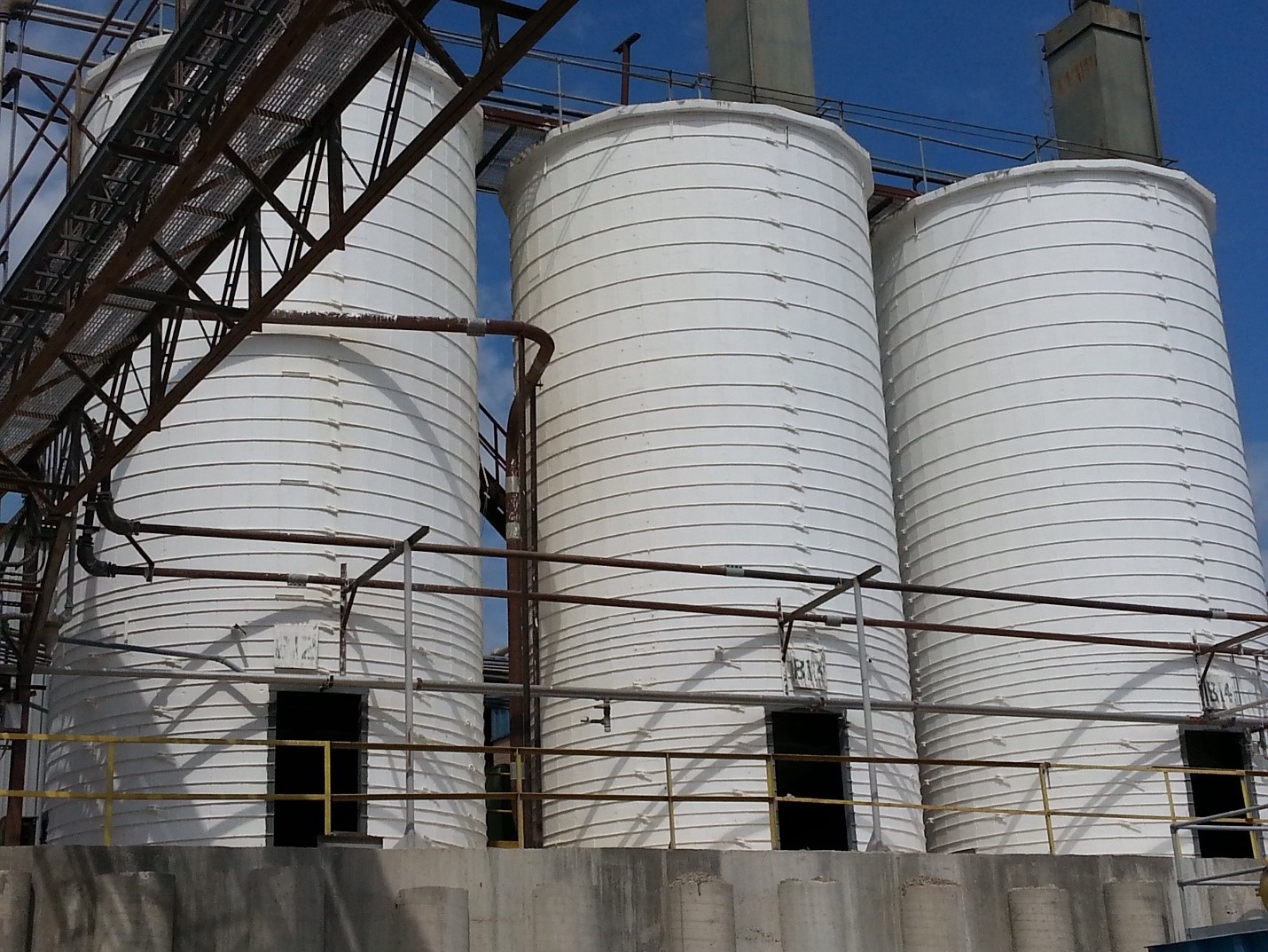 Silos for inspection