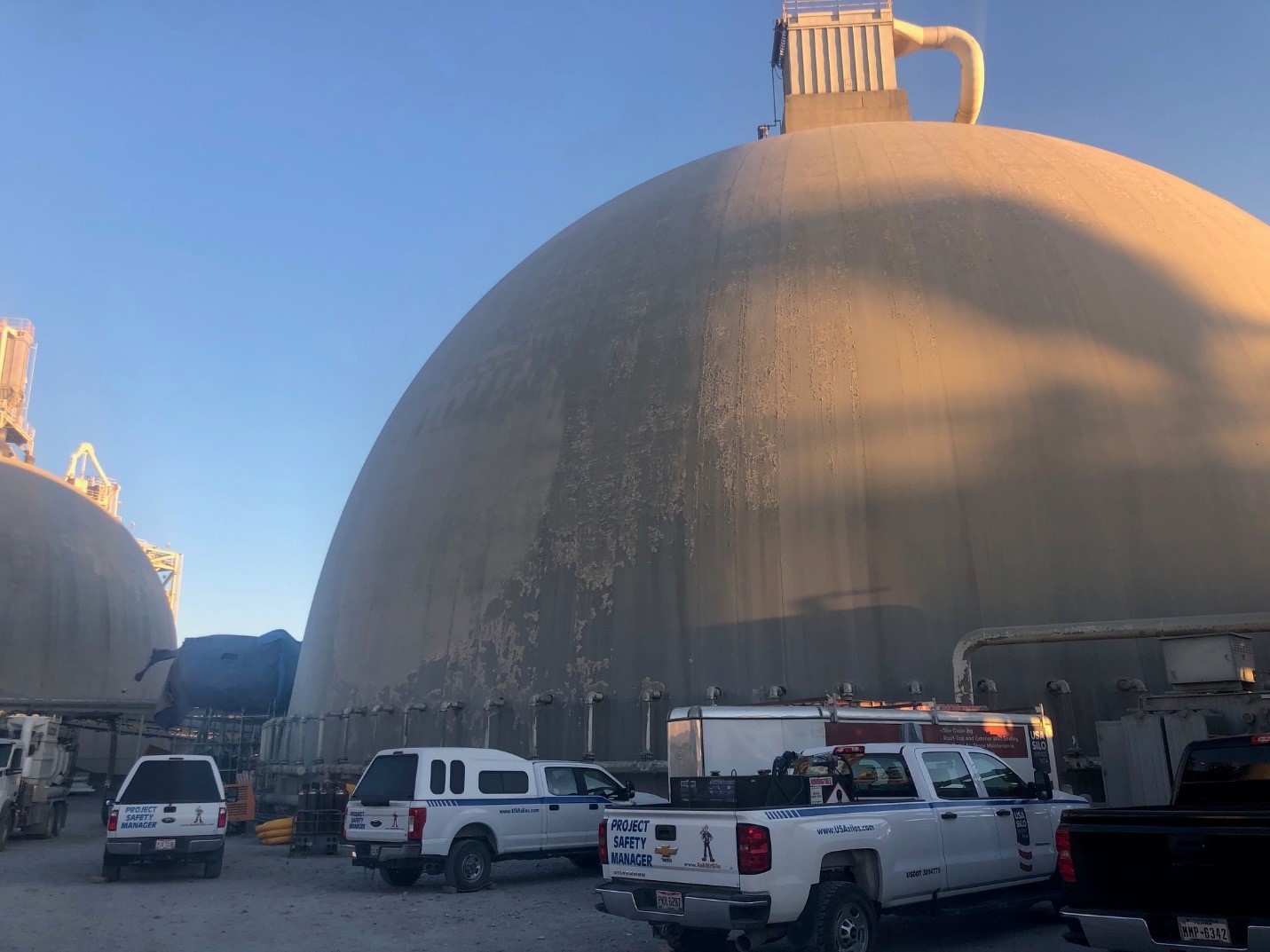 cement storage dome - marietta silos