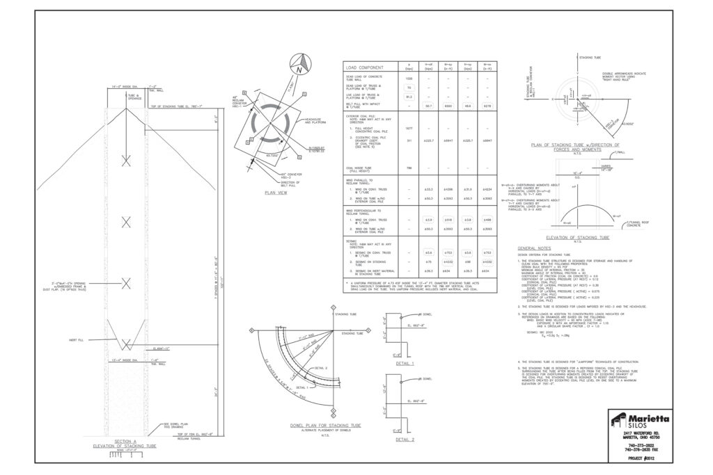 L-032 Silo drawing